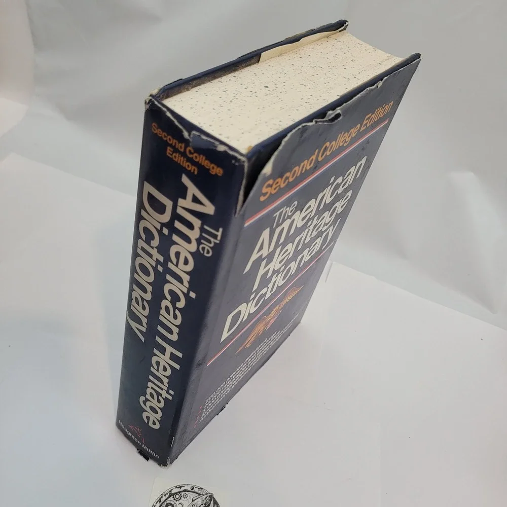 Houghton Mifflin American Heritage Dictionary Second College Edition Hardcover